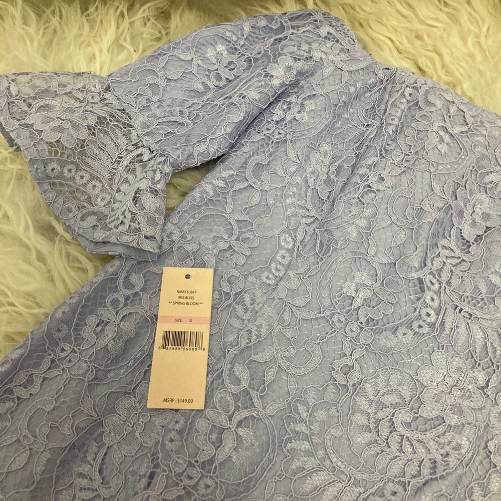 NANETTE LEPORE Off The Shoulder Lace Sheath Dress - Picture 5 of 7